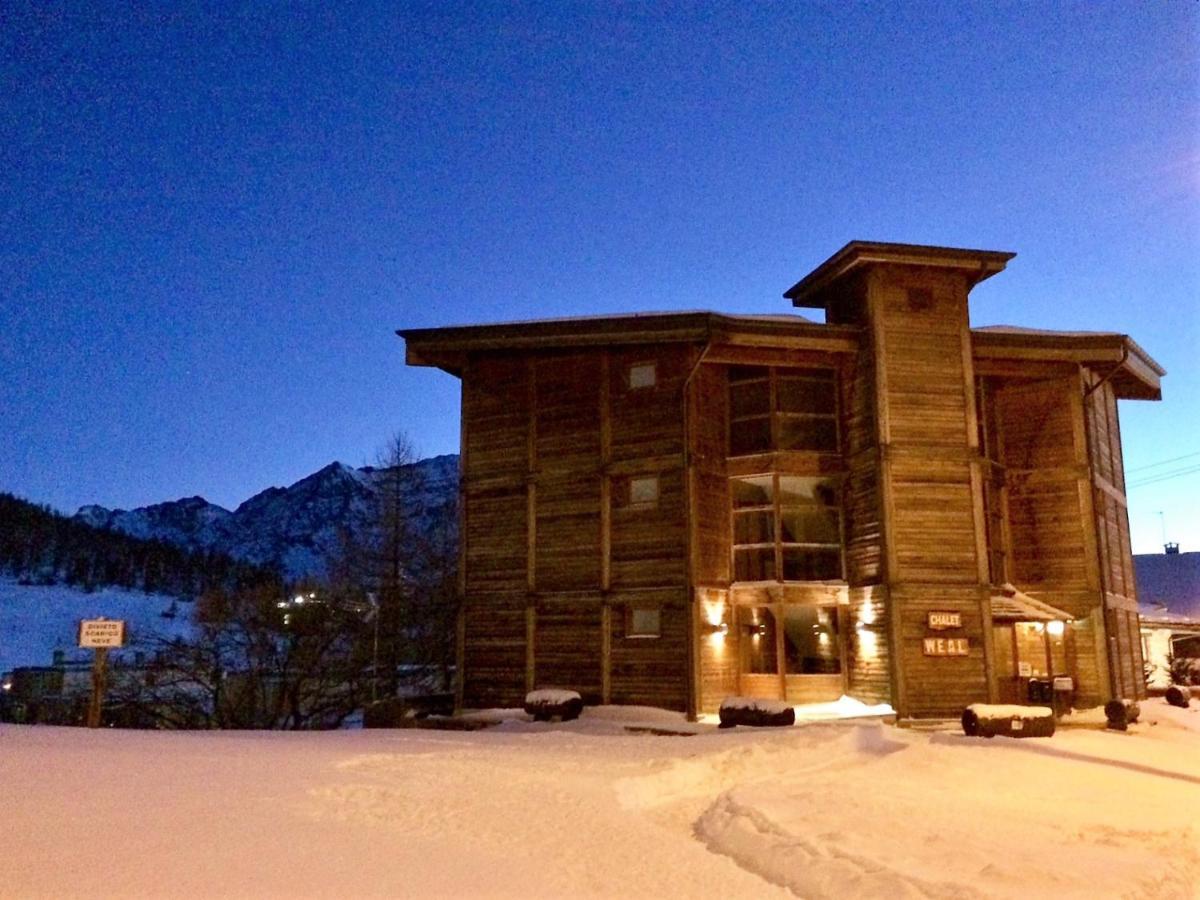 Chalet Weal Aparthotel Colle Colle Sestriere Buitenkant foto